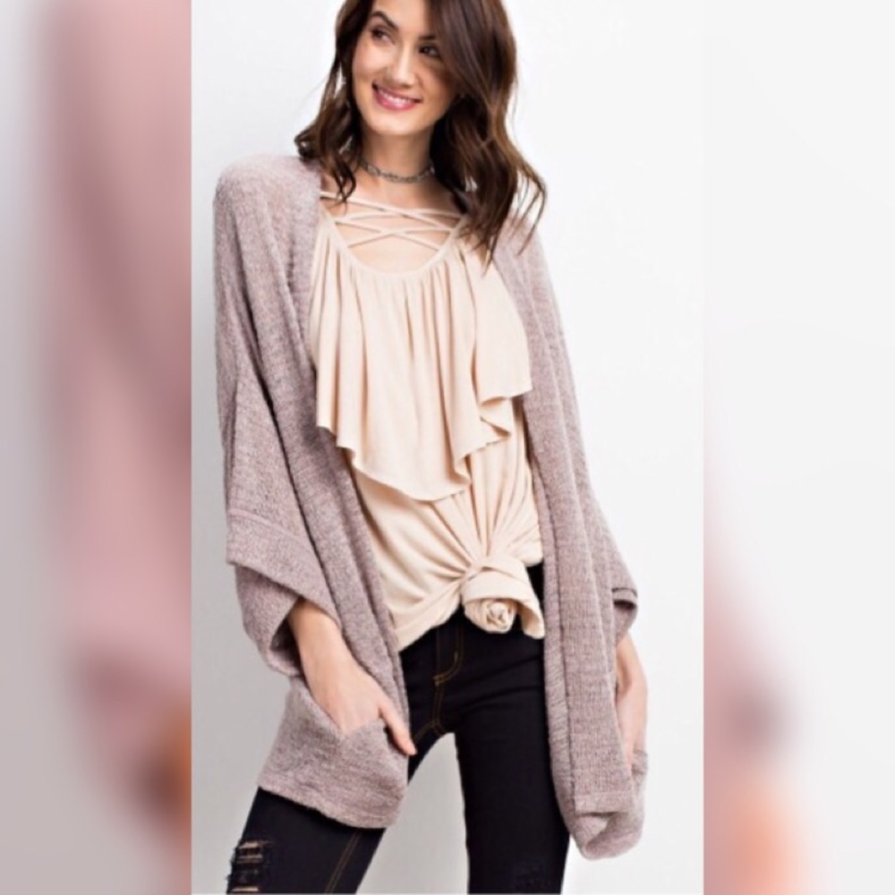 Lightweight open front cardigan - Picture 4 of 4